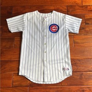Boys Chicago Cubs Striped Jersey